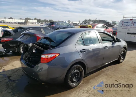 2015 Toyota Corolla L из США, поврежденный, VIN 5YFBURHE4FP281686